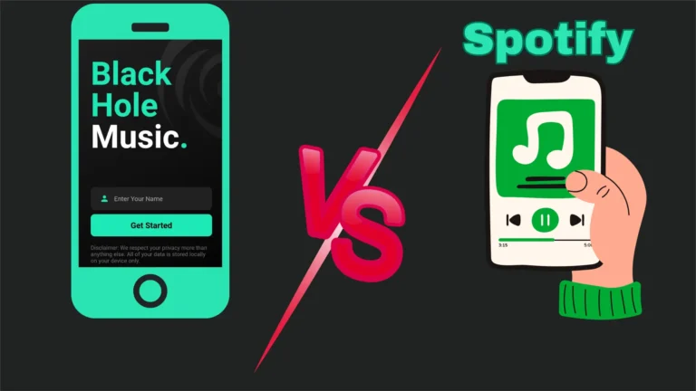 Black Hole Music Against Spotify Which One is Better?