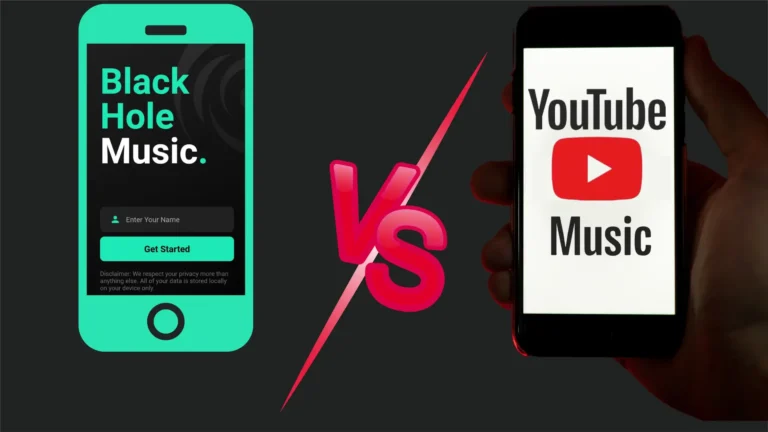 Comparison Between BlackHole Music and YouTube Music